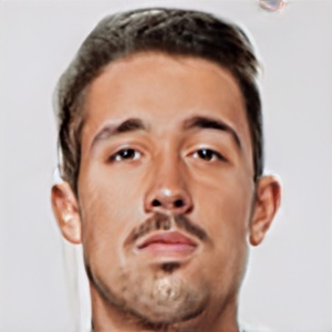 Combinação da cara de André Almeida com a cara de Grimaldo (jogadores do Benfica)